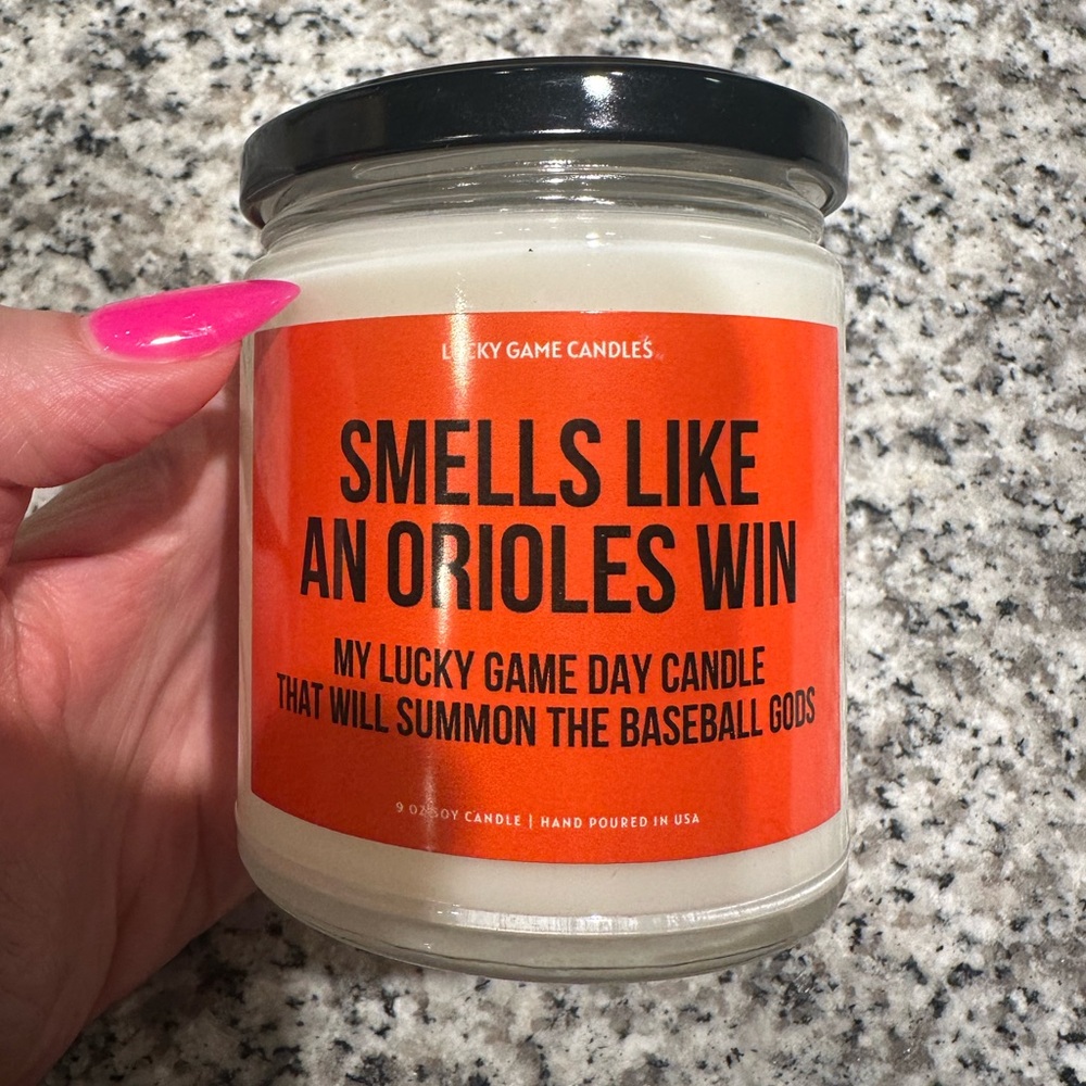 Smells Like an Orioles Win Candle